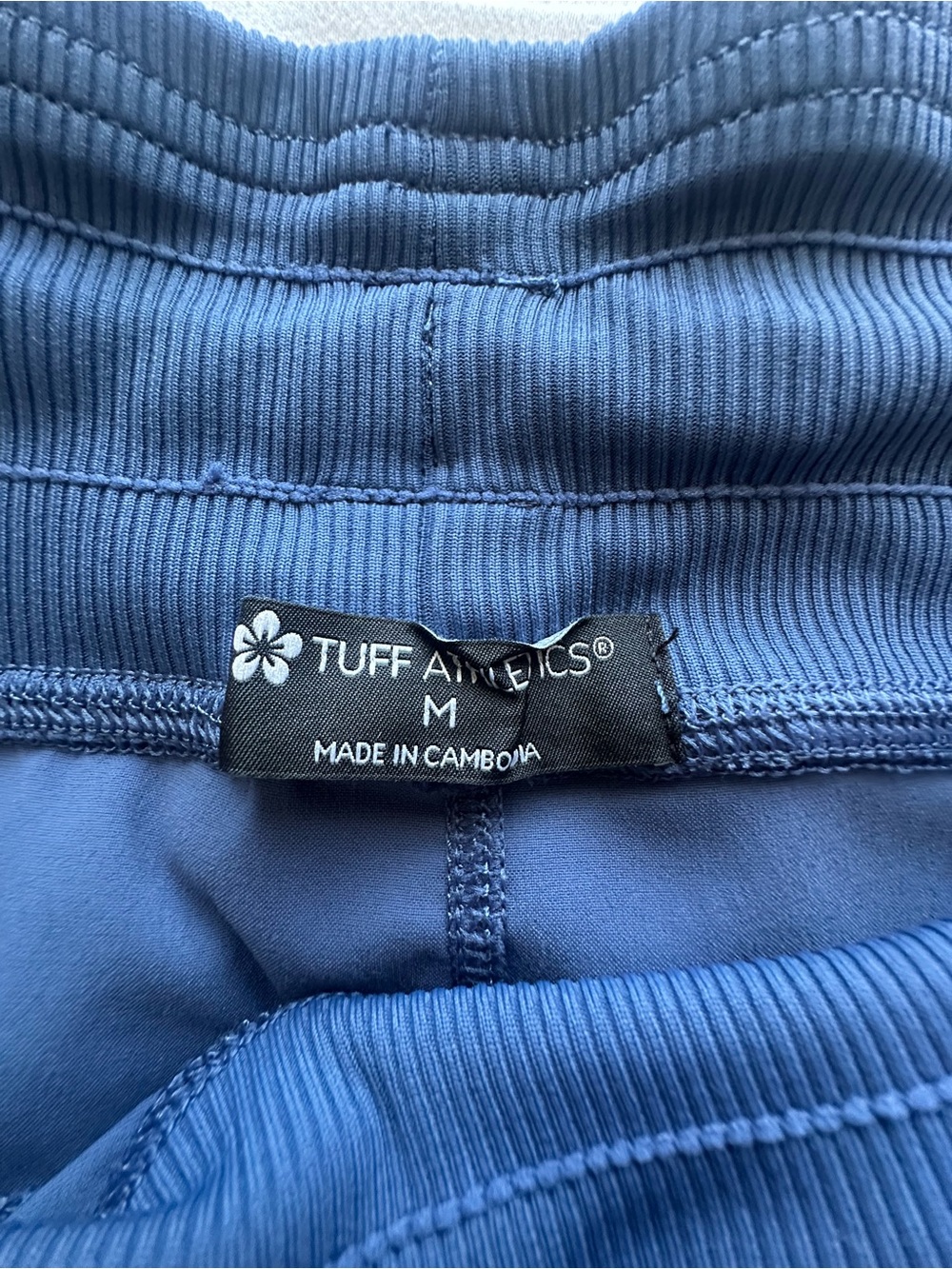 Tuff Athletics Navy Drawstring Athletic Shorts - Picture 2 of 4